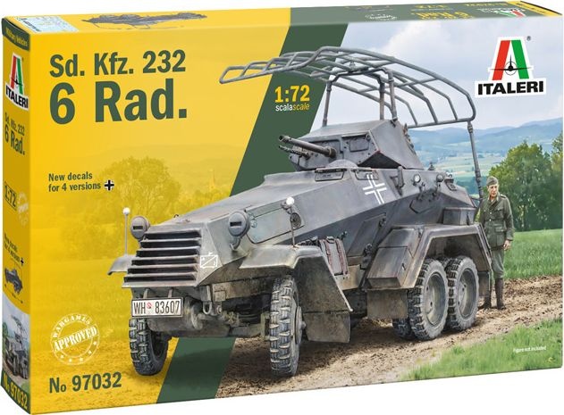 Zdjęcie Sd.Kfz. 232 6 Rad. 1:72 Italeri 97032