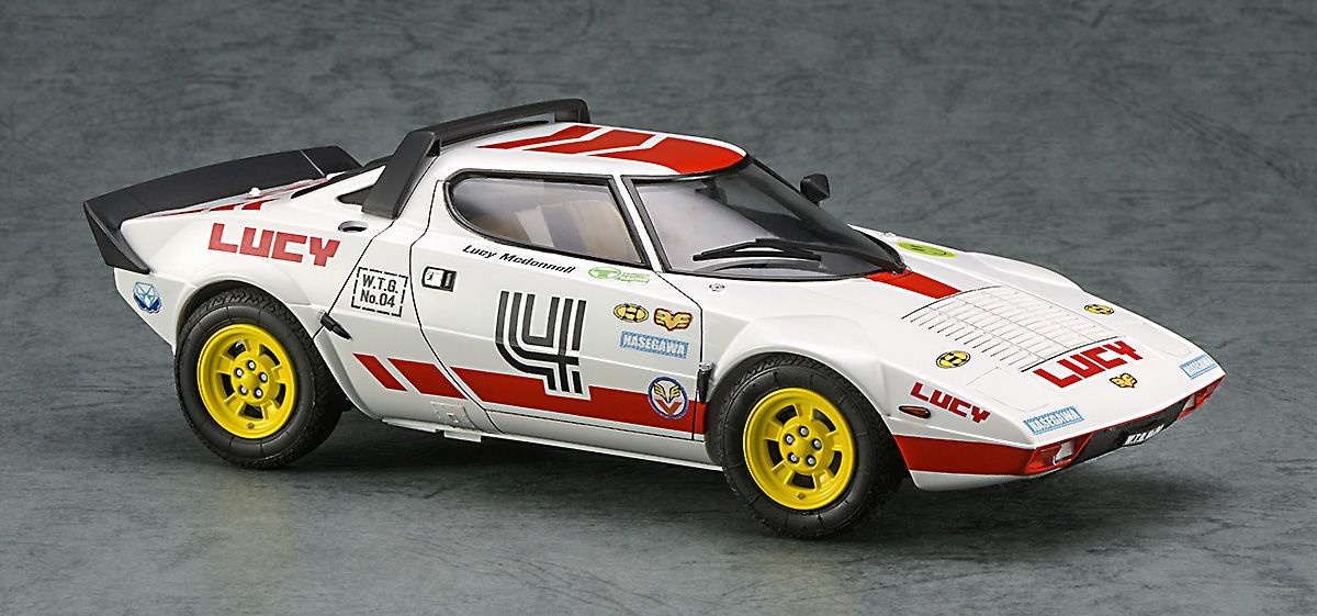 Zdjęcie Lancia Stratos "Lucy McDonnell" z figurką 1:24 Hasegawa SP528