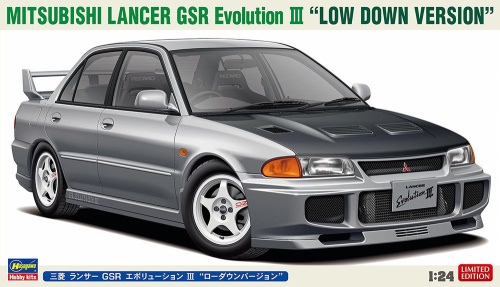 Mitsubishi Lancer GSR Evolution III "Low Down Version" 1:24 Hasegawa 20782 Plastic Model Kit