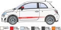 Zdjęcie Abarth 500 2008 1:24 Italeri 3674