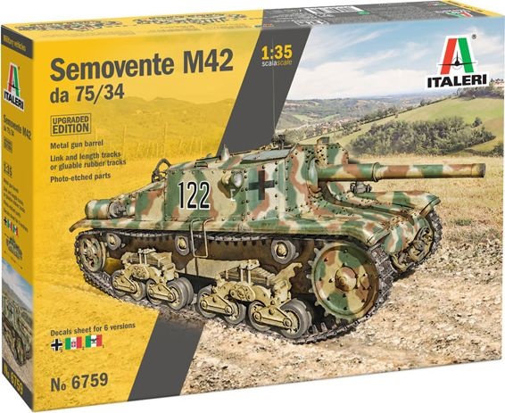 Zdjęcie Semovente M42 da 75/34 1:35 Italeri 6759
