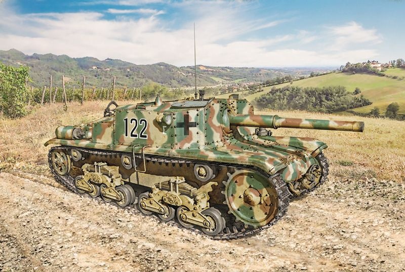Zdjęcie Semovente M42 da 75/34 1:35 Italeri 6759