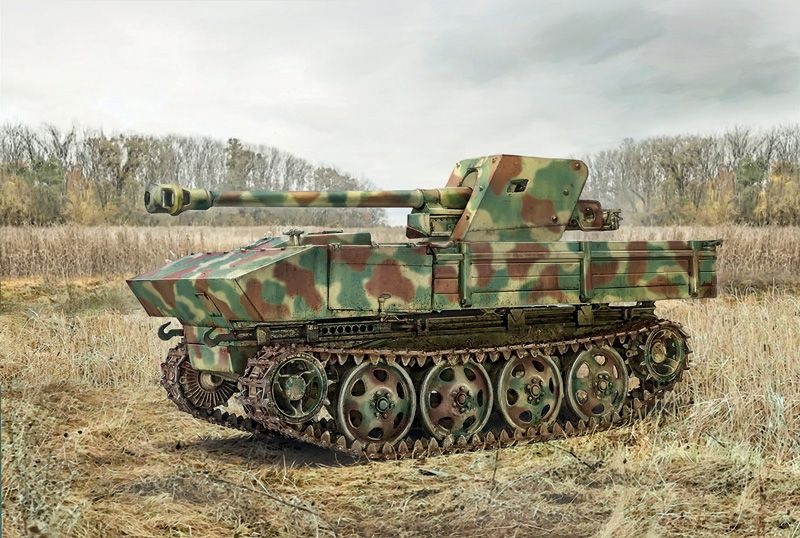 Zdjęcie RSO z PaK 40 1:35 Italeri 0355