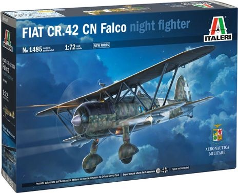 Zdjęcie Fiat CR.42 CN Falco Night Fighter 1:72 Italeri 1485