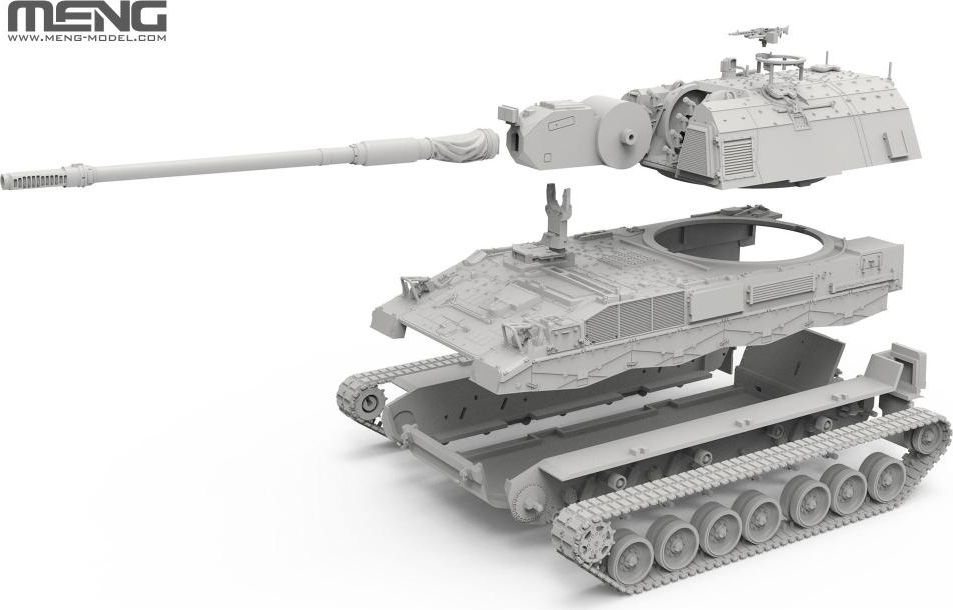 Zdjęcie German Panzerhaubitze 2000 1:72 Meng 72-008
