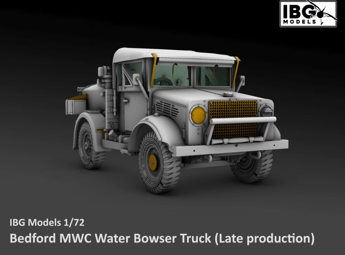 Zdjęcie Bedford MWC Water Bowser Truck (Late Production) 1:72 IBG 72164