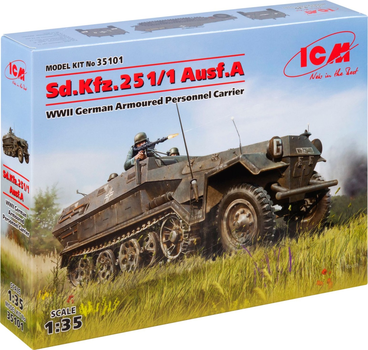 Zdjęcie Sd.Kfz.251/1 Ausf.A 1:35 ICM 35101