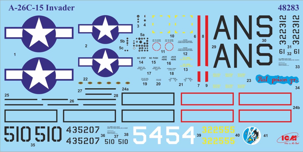 Zdjęcie A-26C-15 Invader 1:48 ICM 48283