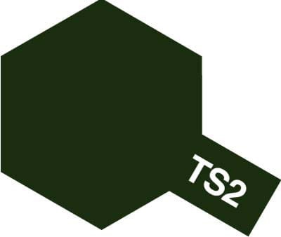 Tamiya 85002 TS-2 Dark Green Spray