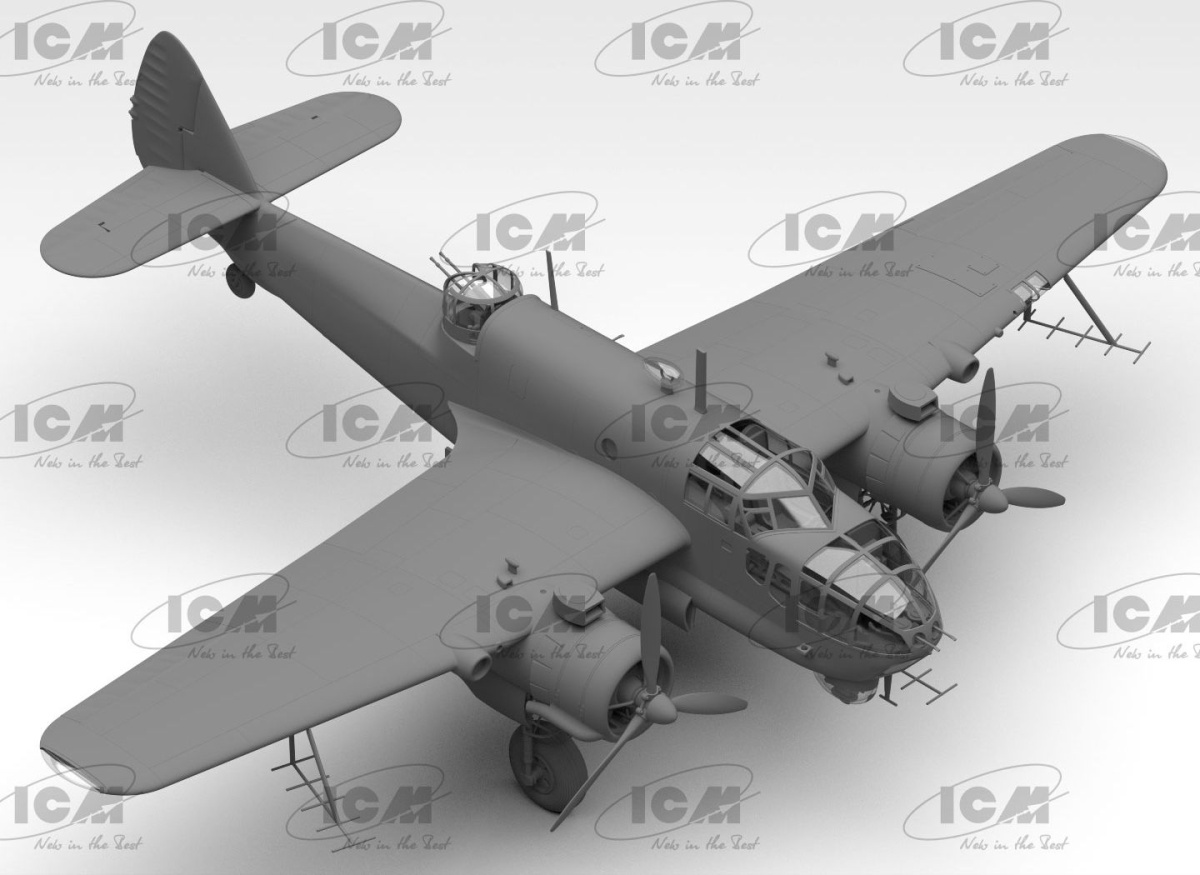 Zdjęcie Bristol Beaufort Mk.IA z filtrami tropikalnymi 1:48 ICM 48311