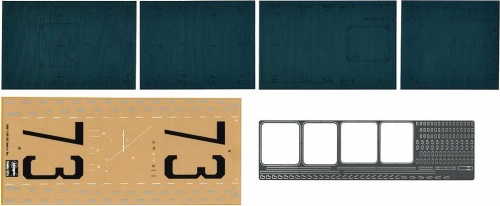 USS Gambier Bay Wooden Deck 1:350 Hasegawa 72146