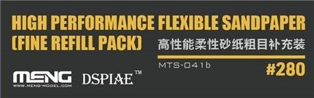 Flexible Sandpaper #280 (6 pcs) Meng MTS-041b