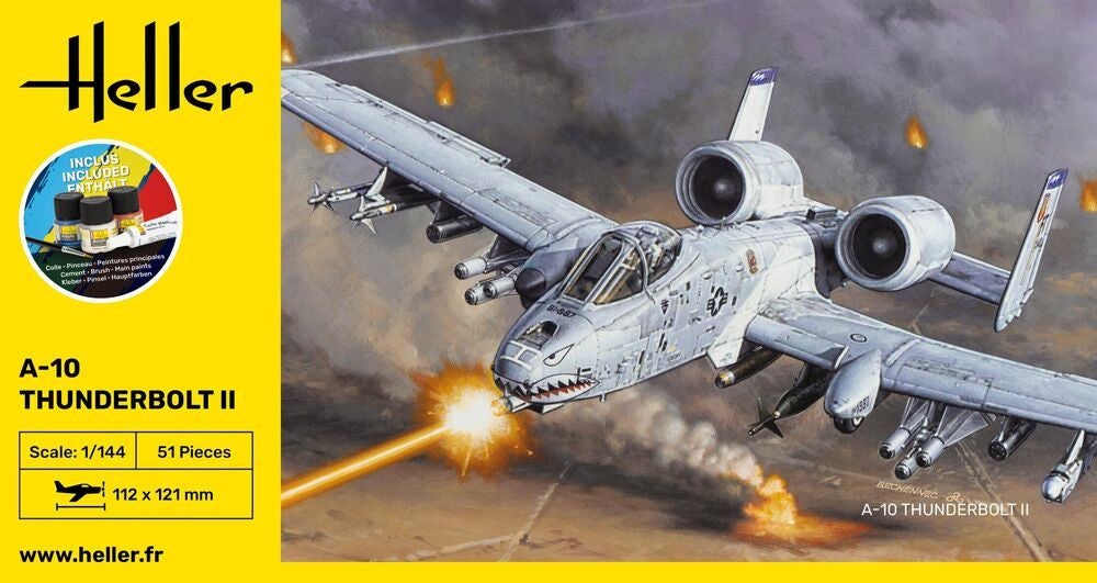 Zdjęcie A-10 Thunderbolt II Starter Kit 1:144 Heller 56912