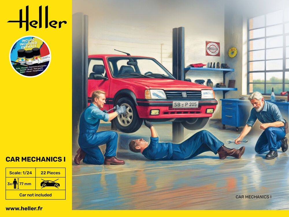 Zdjęcie Mechanicy samochodowi I 1:24 Heller 58755 STARTER KIT