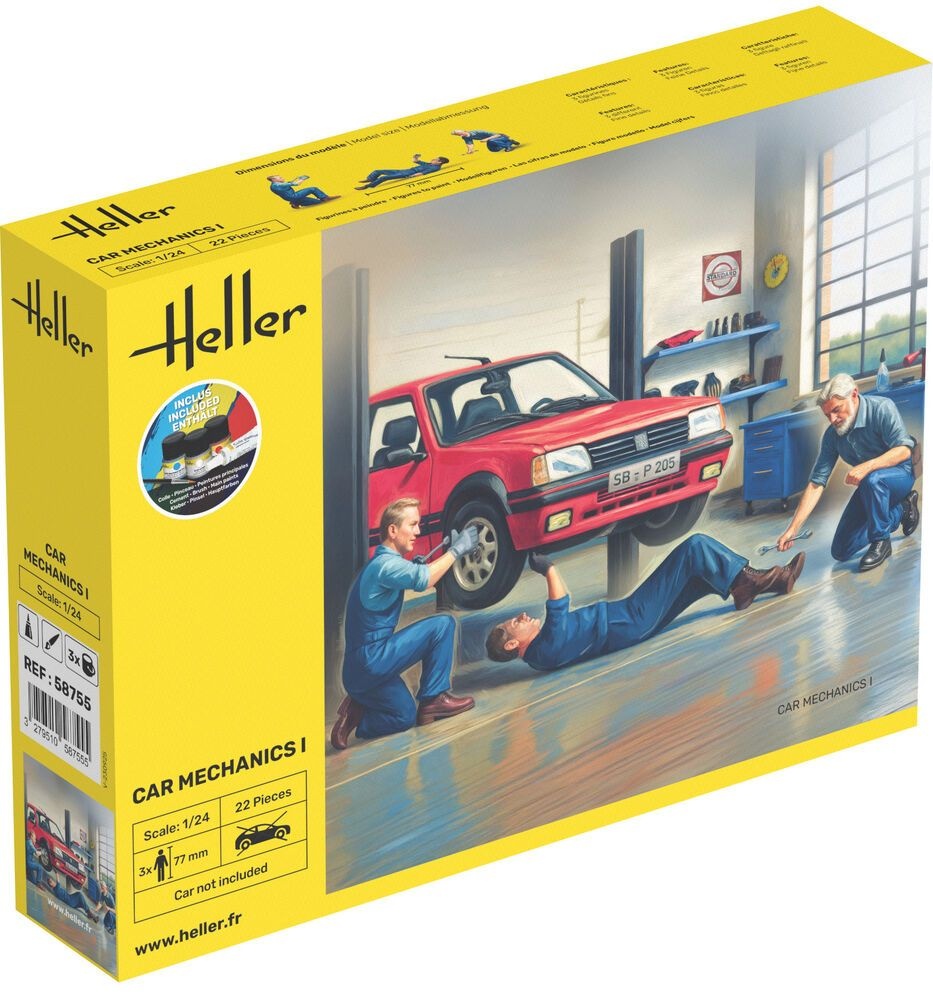 Zdjęcie Mechanicy samochodowi I 1:24 Heller 58755 STARTER KIT