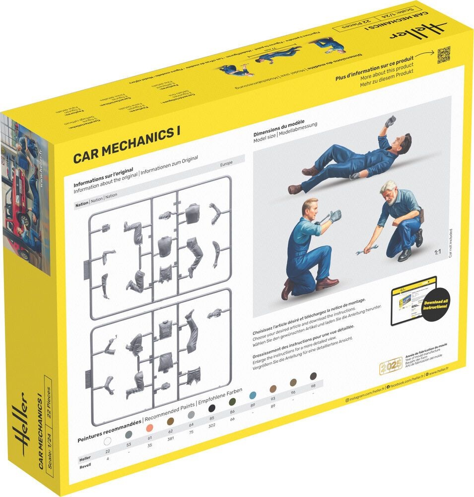 Zdjęcie Mechanicy samochodowi I 1:24 Heller 58755 STARTER KIT