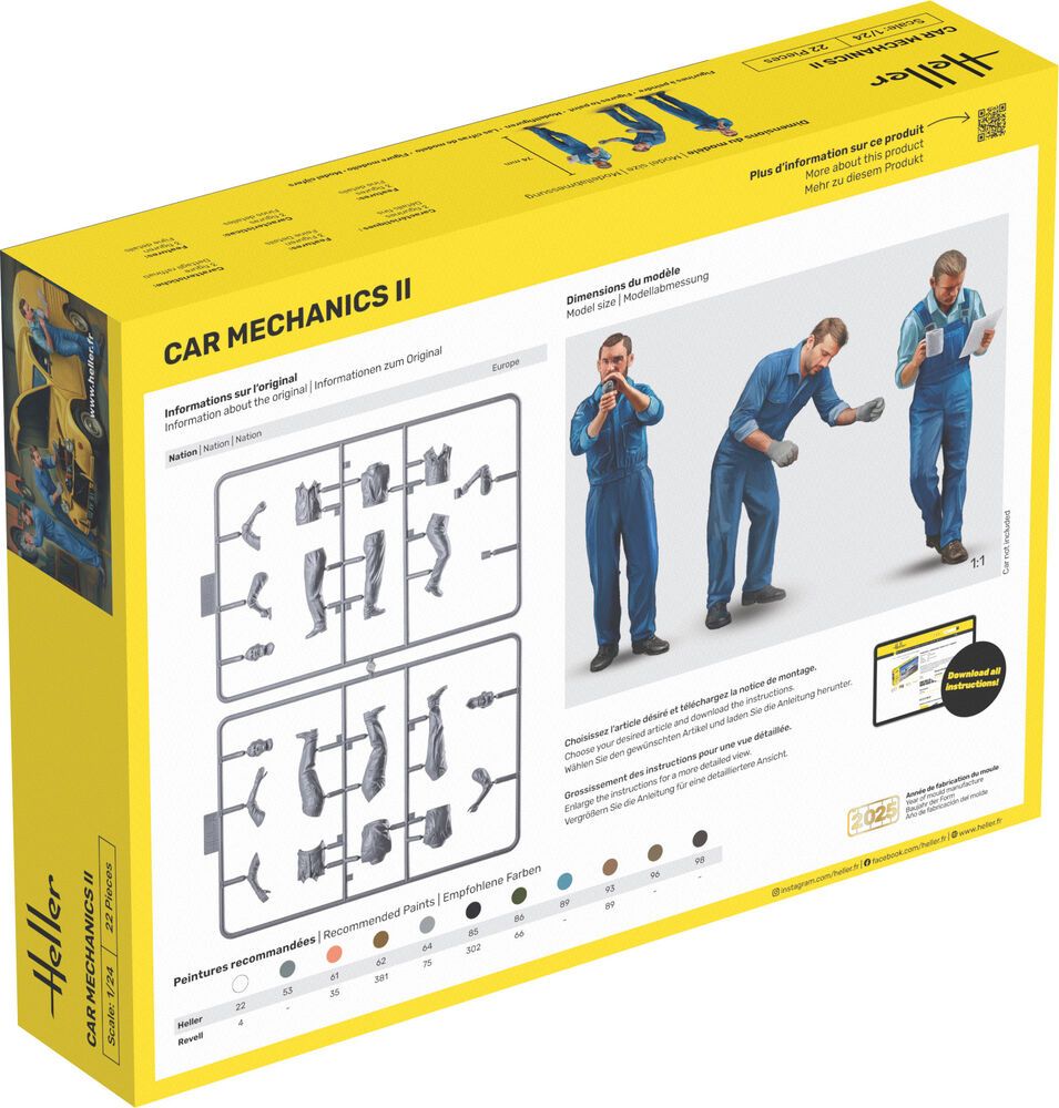 Zdjęcie Mechanicy samochodowi II 1:24 Heller 58756 STARTER KIT