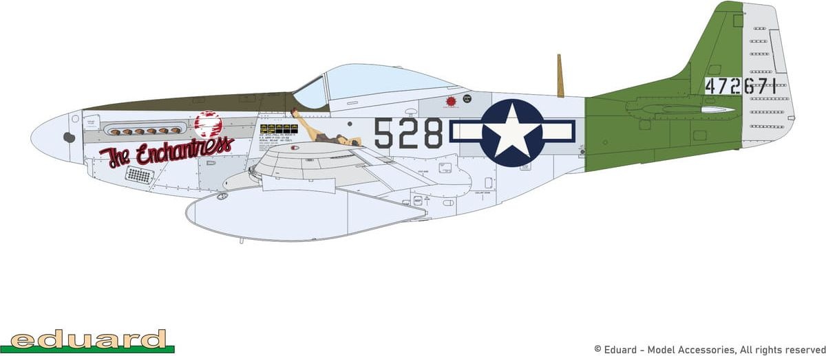 Zdjęcie P-51D Mustang Weekend Edition 1:72 Eduard 7477