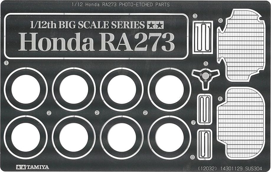Zdjęcie Honda RA273 (z elementami fototrawionymi) 1:12 Tamiya 12032