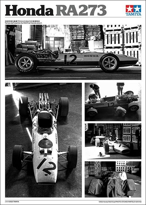 Zdjęcie Honda RA273 (z elementami fototrawionymi) 1:12 Tamiya 12032