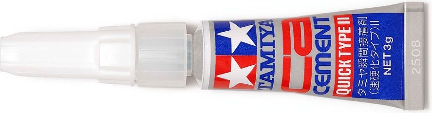 Zdjęcie Klej błyskawiczny Tamiya CA Cement (Quick Type) II 3g Tamiya 87237