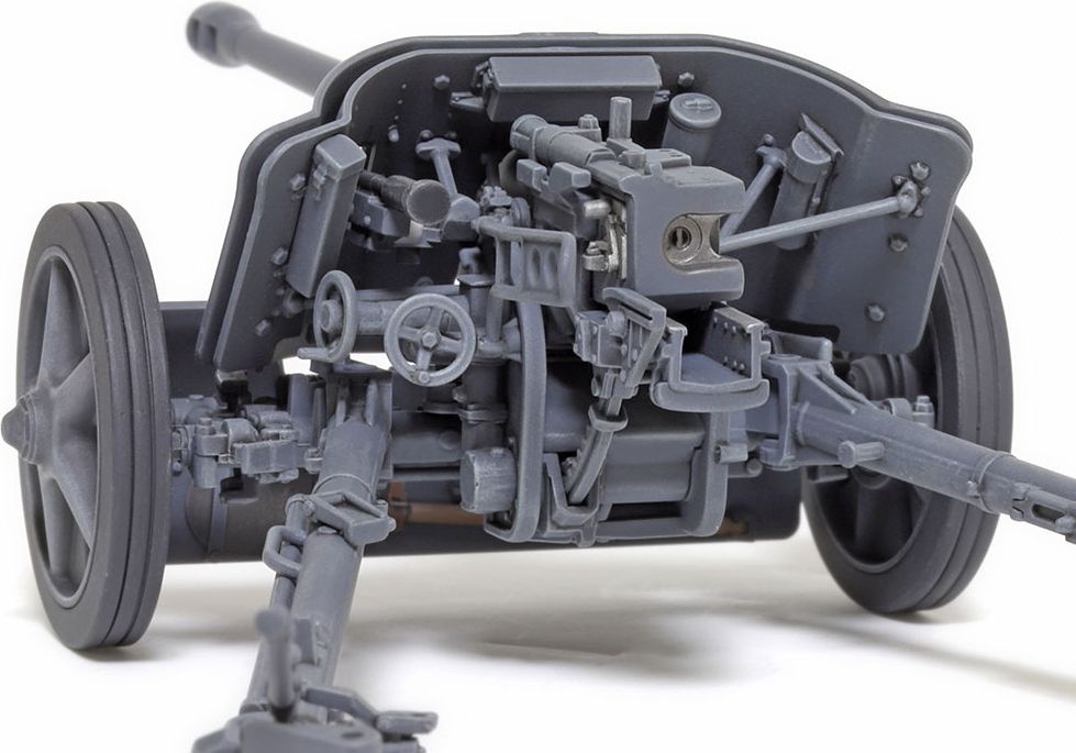 Zdjęcie Niemieckie działo przeciwpancerne 5 cm Pak38 z obsługą 1:35 Tamiya 35392