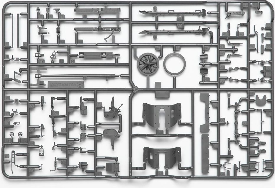 Zdjęcie Niemieckie działo przeciwpancerne 5 cm Pak38 z obsługą 1:35 Tamiya 35392