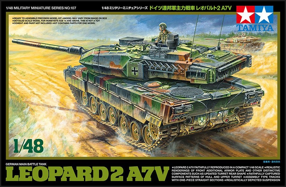 Zdjęcie Leopard 2 A7V 1:48 Tamiya 32607