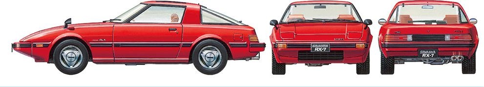 Zdjęcie Mazda Savanna RX-7 1:24 Tamiya 24375