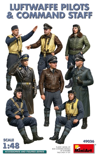 Luftwaffe Pilots and Ground Crew 1:48 MiniArt 49026