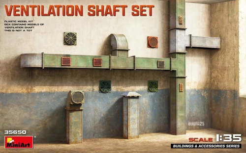 Ventilation Shaft Set 1:35 MiniArt 35650