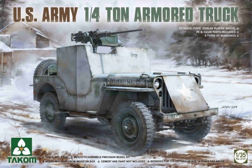 U.S. Army 1/4 ton armored truck 1:35 Takom 2131