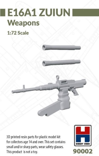 Aichi E16A1 Zuiun - Armament (3D print) 1:72 Hobby 2000 90002