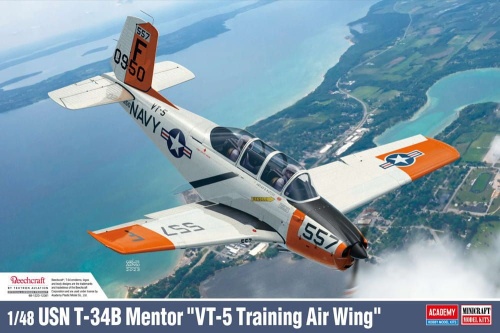 Beechcraft T-34B Mentor VT-5 Training Air Wing 1:48 Academy 12361