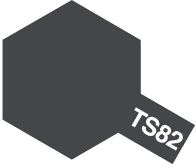 Tamiya 85082 TS-82 Rubber Black Spray