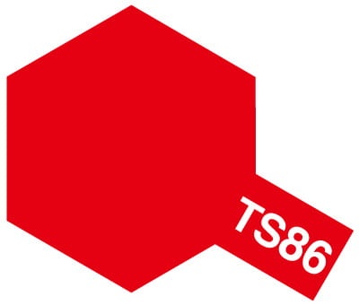 Zdjęcie główne produktu Tamiya 85086 TS-86 Pure Red Spray TS86