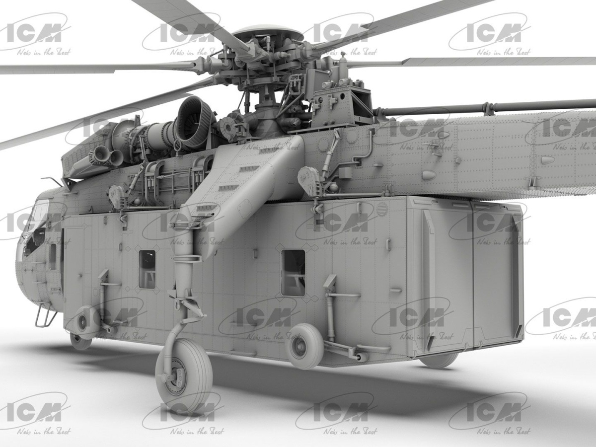 Zdjęcie Ch-54A Tarhe z uniwersalną kapsułą wojskową 1:35 ICM 53057
