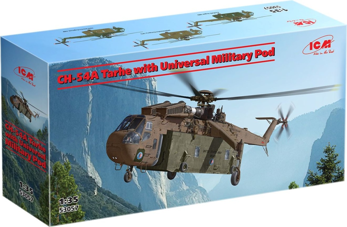 Zdjęcie Ch-54A Tarhe z uniwersalną kapsułą wojskową 1:35 ICM 53057
