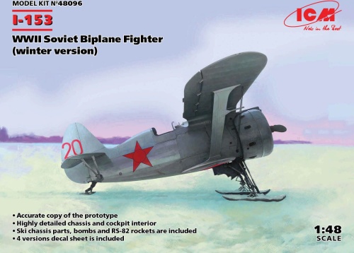 I-153 (winter version) 1:48 ICM 48096