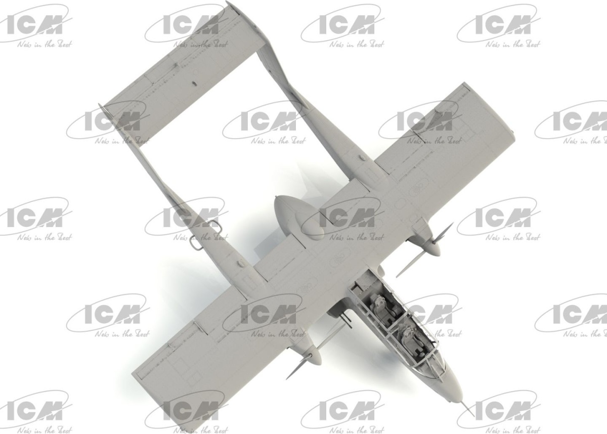 Zdjęcie Vietnam USAF Airfield (Cessna O-2A, OV-10A Bronco, US Pilots and Ground Personnel) 1:48 ICM DS4803