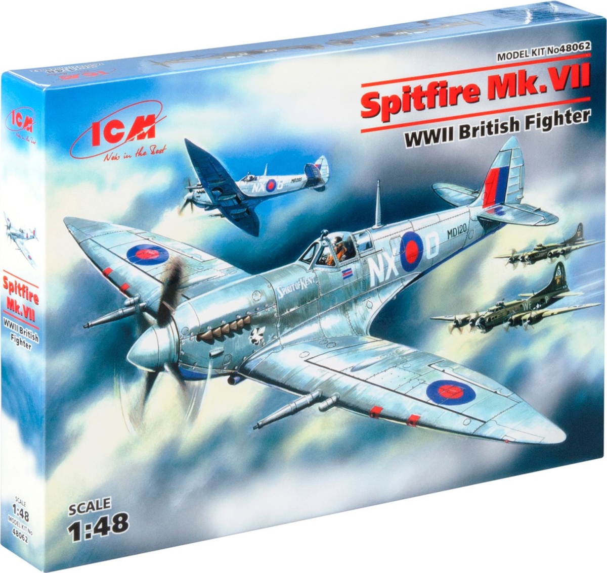Zdjęcie Spitfire Mk VII 1:48 ICM 48062