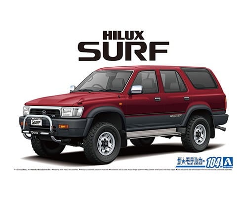 Toyota Hilux Surf SSR-X Wide Body ƒ'91 1:24 Aoshima 056981