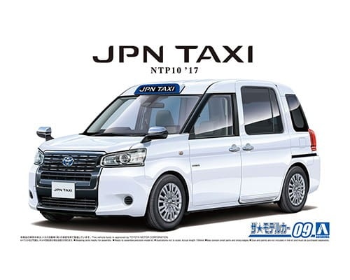 Zdjęcie główne produktu Toyota NTP10 JPN Taxi '17 Super White II 1:24 Aoshima 057124