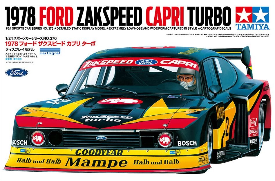 Zdjęcie 1978 Ford Zakspeed Capri Turbo 1:24 Tamiya 24376
