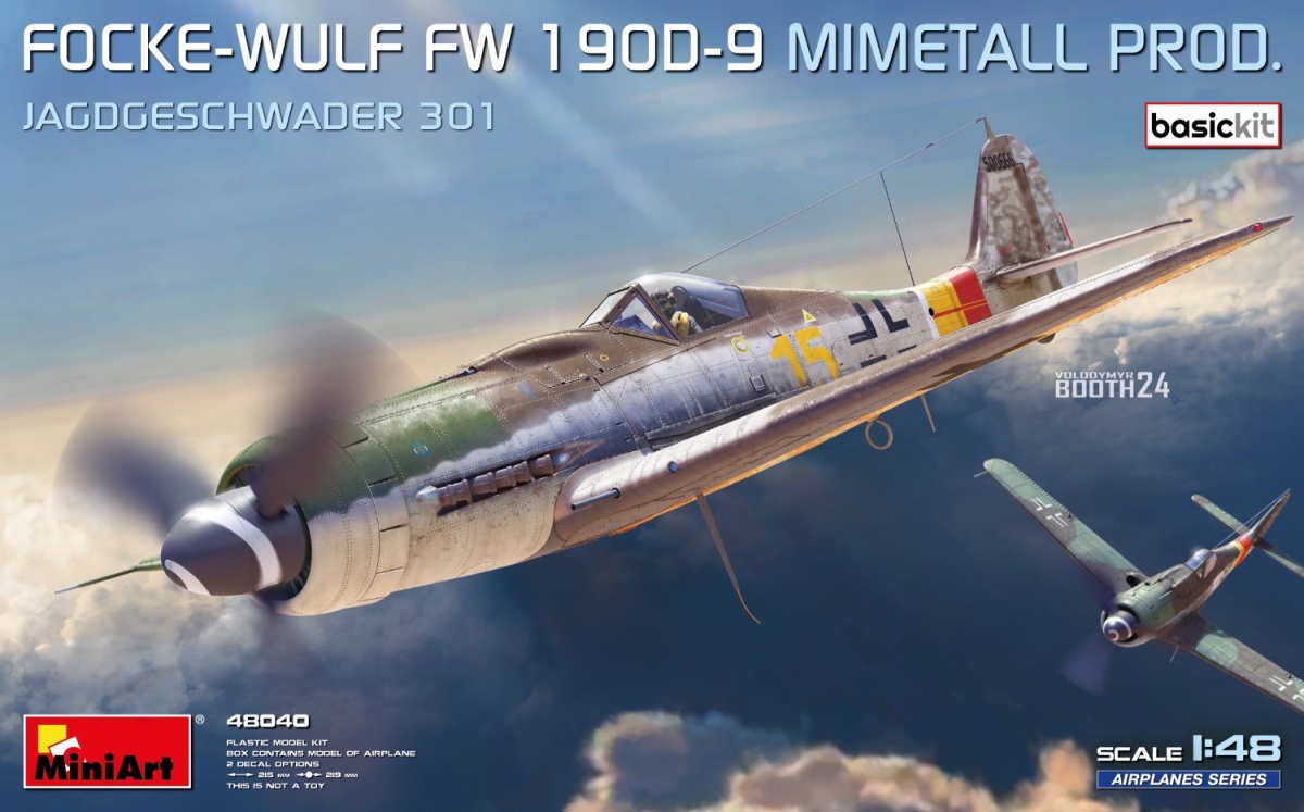Zdjęcie Focke-Wulf Fw 190D-9 Mimetall Prod. 1:48 MiniArt 48040