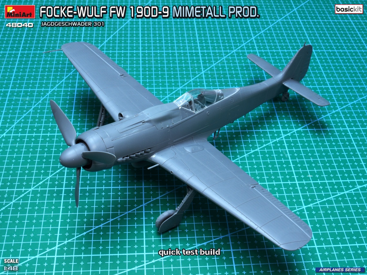 Zdjęcie Focke-Wulf Fw 190D-9 Mimetall Prod. 1:48 MiniArt 48040