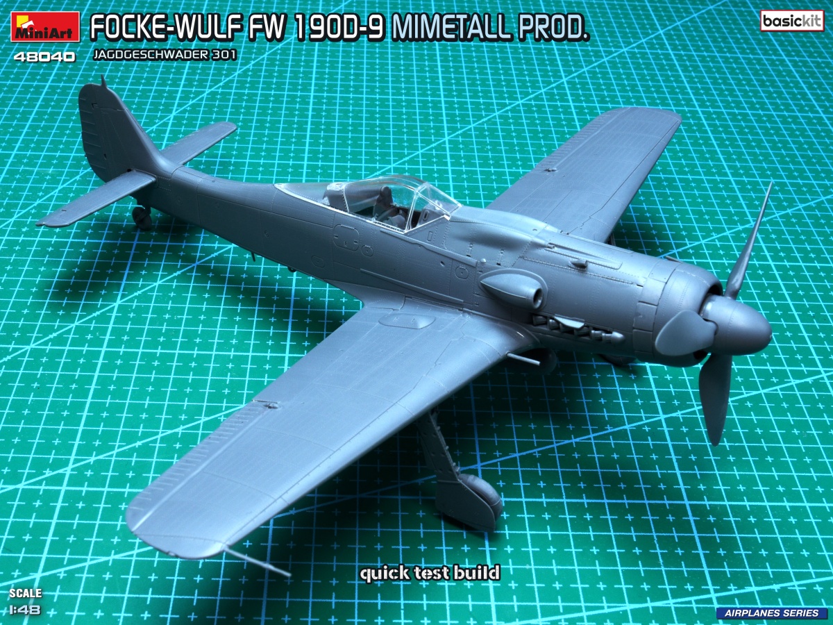 Zdjęcie Focke-Wulf Fw 190D-9 Mimetall Prod. 1:48 MiniArt 48040