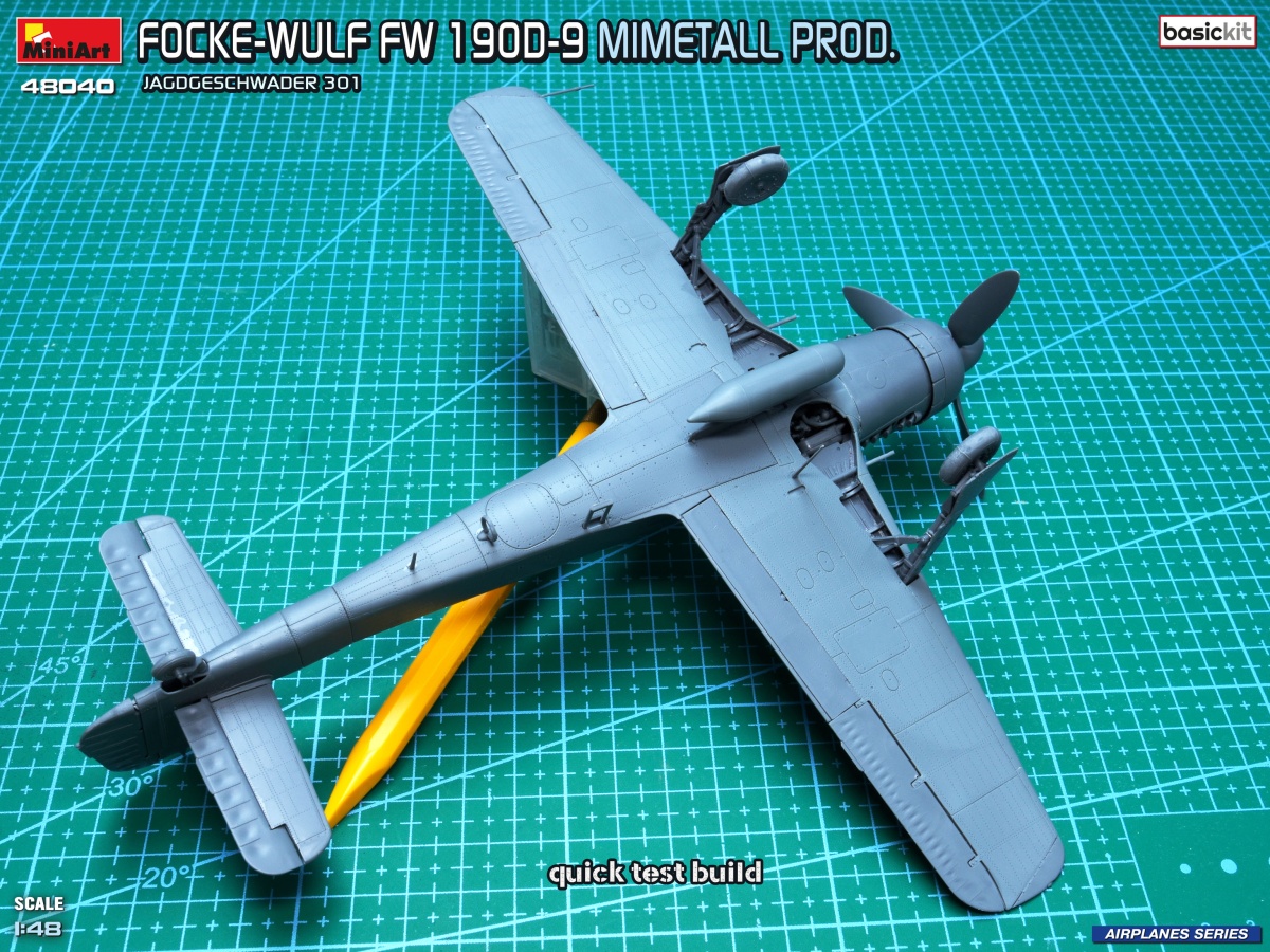 Zdjęcie Focke-Wulf Fw 190D-9 Mimetall Prod. 1:48 MiniArt 48040