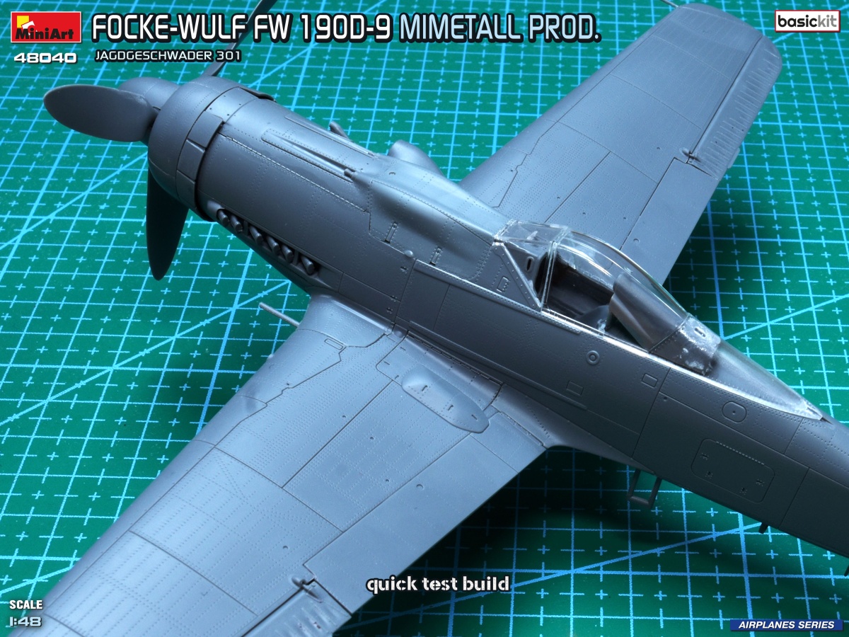 Zdjęcie Focke-Wulf Fw 190D-9 Mimetall Prod. 1:48 MiniArt 48040