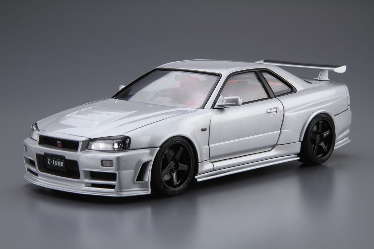 Zdjęcie dodatkowe produktu Nissan Skyline R34 GT-R Nismo Z-tune '04 1:24 Aoshima 058312